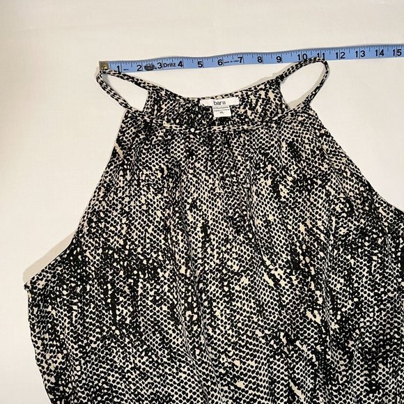 bar‎ III jumpsuit XL animal print sleeveless wide leg light pantsuit snake skin - Picture 13 of 13